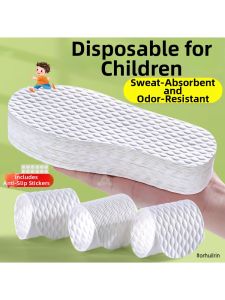 FUYOU | Absorbent Anti-slip Cuttable Summer Children Disposable Insoles Thin