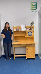 Bàn học sinh gỗ thông tự nhiên đa dạng màu sắc hcm