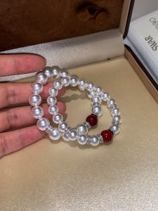 CAFFTI | Elegant Stylish Pearl Crystal Bracelet