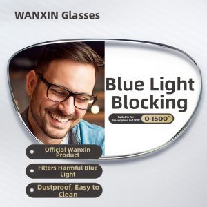 PUSHIDUN | Olive Green Stylish Prescription Eyewear Frames Blue Light Protection