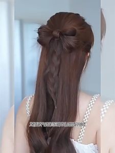 Hairclip Ponitail Jepit Korea Murah Hair Clip Rambut Palsu Wanita Poni Pony Tail Kepang Kuda Kuda