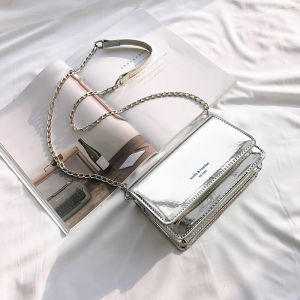 Fashionable Chain Strap Mini Square Bag Womens Crossbody Bag Spring Summer Versatile Student Bag Popular Ins Small Niche Bag