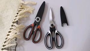 กรรไกร กรรไกรตัดอาหาร กรรไกรมีฝาครอบ กรรไกรตัดเนื้อ กรรไกรตัดกระดูก กรรไกรตัดของ กรรทำอาหาร Kitchen Scissors