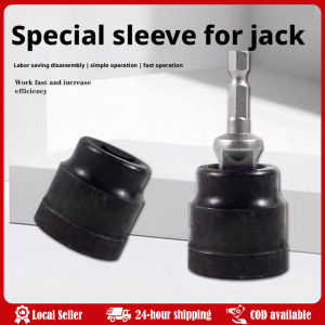 Jack Socket For Drill Car Repair Jack Socket Labour Saving Heavy Duty Tool Quick Connect For Road Trip Commuting Vehicle Tool Professional Hexagonal Leveling Socket Adapter for Power Drills Optimizes Motorhomes Jacking Adjustments Using Extension