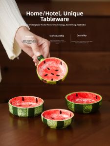 YOGEHOME | Hand-painted Watermelon Ceramic Small Dish