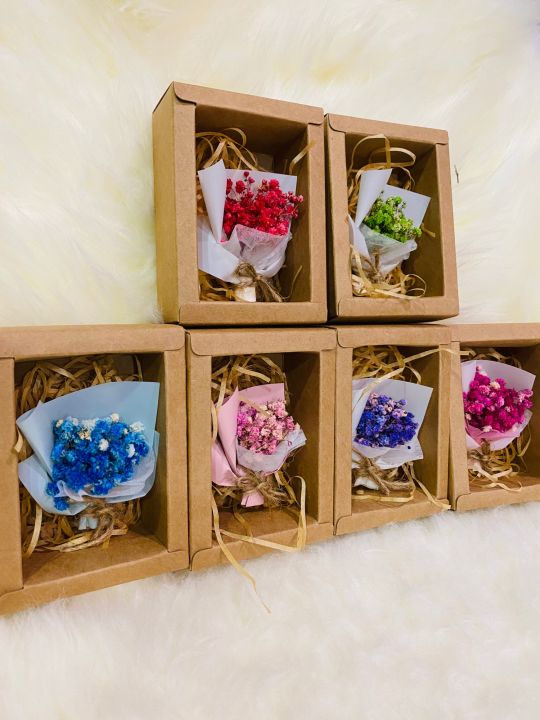 Mini Bouquet 🩷 Mini Flower | XS Mini Baby Breath (Ready Stock ...