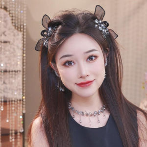 Kẹp Tóc Tai Thỏ Mới 2025 Phụ Kiện Tóc Nữ Kẹp Tóc Bên Hông Kẹp Tóc Mái Lệch Kẹp Tóc Trang Trí Phụ Kiện Tóc Cho Phụ Nữ