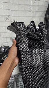 Spakbor Belakang PCX 150 Carbon Glossy: Aksesoris Motor PCX