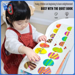 **【Ready Stock】30 Halaman Busy Book Buku Edukasi Anak Buku Aktivitas Anak Kids Montessorri Activity Book Hadiah Hari Anak**