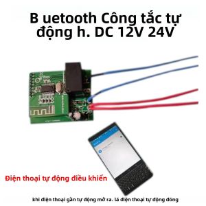 Điều Khiển Tự Động Bằng Bluetooth Điện Áp DC 5V 12V 24V Kết Nối Tự Động Khi Đến Gần Khởi Động/tắt Nguồn Bằng Nút Bấm Cho Xe.