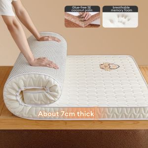 HULULU Mattress Coconut Palm Fiber Latex Double/Queen/King size No ollapse or deformation High Quality Soft Cushion Foldable Breathable Ridge Protection