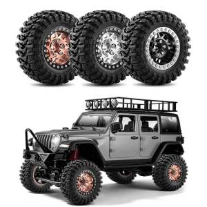 ONEVAN | 1.9 inch Metal RC Crawler Beadlock Tires and Wheels For 1/12 MJX H12P H12Y 1/10 Traxxas TRX4 TRX6 SCX10 Axial 90046