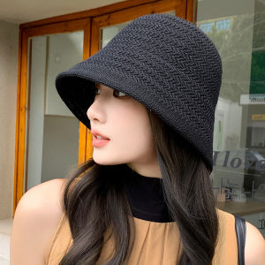 Fisherman Hat Winter New Arrival Knitted Bucket Hat Small Face Casual Sun Hat Female Spring & Fall UV Protection Sun Hat