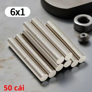Nam Châm Tủ Lạnh Hình Tròn 6X1MM Cho Văn Phòng Chất Liệu Sắt Bảng Trắng Nhiều Công Dụng Móc Từ Tính Cho Gia Đình Và Nơi Làm Việc