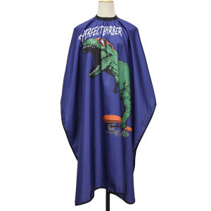 เด็กเด็กกันน้ํา Hairdressing Cape Salon Hair Wrap ย้อมผมตัดผมการ์ตูนผ้าจัดแต่งทรงผมเครื่องมือสําหรับร้านตัดผม