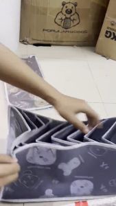 Túi vải chia ngăn đựng quần áo gấp gọn 9 ngăn