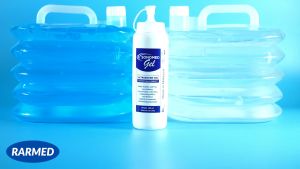 Gel siêu âm Sonomed Gel trắng & xanh cho các loại máy siêu âm - Can 5 kg Tặng chai đựng gel