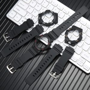 เคสสายเรซิน G-Shock GA810 Ga-800 GA800 GA-810 กันน้ำสำหรับกีฬาผู้ชายนาฬิกายางซิลิโคน