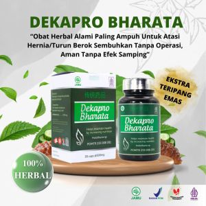 Obat Hernia Turun Berok Varikokel Buah Zakar Bengkak - Dekapro Bharata Ampuh 100% Original