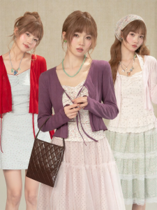 loveheynew | Đồ Knit Mùa Hè Tay Ngắn Phối