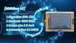 NMMiner NerdMiner 980KH V2 Hashrate ESP32ขุดแร่นำโชค2.8นิ้วหน้าจอสมาร์ท Bitcoin ล็อตเดียว ESP32-2432S028R Nerdminer