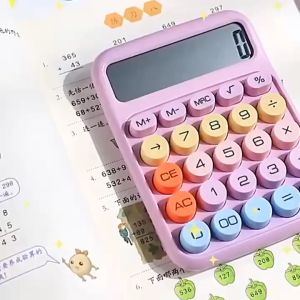 Peenoonshop เครื่องคิดเลขแป้นพิมพ์เชิงกลมูลค่าสูงเครื่องคิดเลขหน้าจอขนาดใหญ่ 12 บิต