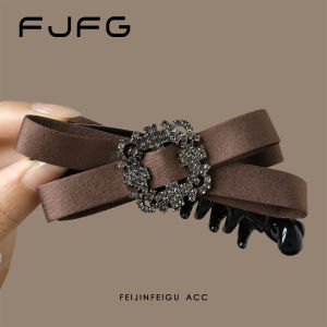 Elegant Butterfly Knot Banana Clip Womens Stylish Vertical Tail Hair Clip Volume Enhancing Fashionable Hair Accessories