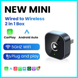 Wireless CarPlay Android Auto Adapter USB Dongle Smart Mini Box Plug And Play Universal For VW Toyota Nissan Honda Ford Benz Kia