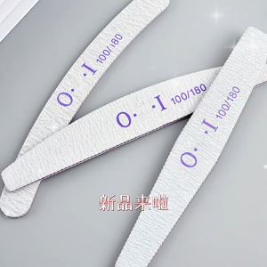 Premium Dual-Sided Nail File 100/180 Grit Manicure & Pedicure Tool Nail Accessories 100/180修型工具 美甲搓条抛光条 指甲锉条 双面磨砂搓条 打磨条 磨指甲 专用砂条修甲美甲工具