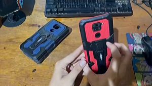 Casing Xiaomi Redmi 10C New HardCase Armor Belt Clip Kick Standing Robot Terbaru