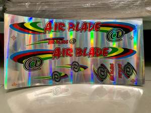 Bộ tem xe đạp AIRBLADE chữ màu đỏ hàng nhập Thái Lan chất lượng cao dành trang trí riêng cho dòng xe này tem màu sắc cực đẹp và bền giá bán cực tốt bán lẻ như bán sỉ