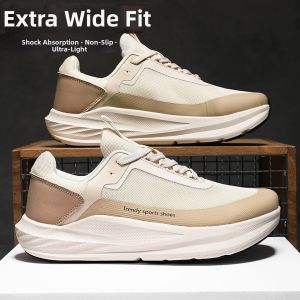 CVPAJ | Plus Size Soft Sole Running Shoes for Wide Feet