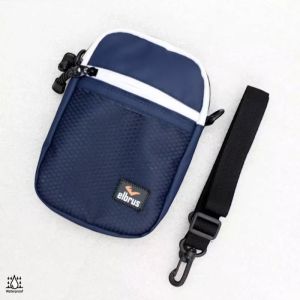 Elbrus - Tas Belt Bag Tas Messenger Tas HP 7 inch Tas Gadget HP Smartphone Elbrus Anti Air Pria Tas Slempang Wallet Tas Slempang Kecil Hitam Slingbag Selempang Waistbag