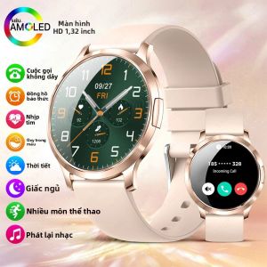 Đồng Hồ Thông Minh LIGE 2025 AMOLED Dành Cho Nữ Chống Nước IP68 Theo Dõi Nhịp Tim Thiết Bị Theo Dõi Thể Dục Dành Cho Nữ Tương Thích Với Android Và iOS