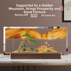 Kisstyle | Luxury Customized Pine Flowing Sand Art Ornament