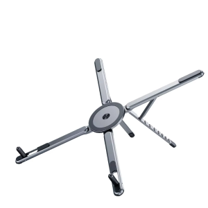 Magnetic Aluminum Alloy Multifunctional Stand Foldable Portable Rotating Desktop Selfie Stick Tripod For Phone Tablet And Laptop