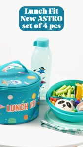 Set Tas Bekal New Astro Premium Set Of 4 Pcs - King Queen