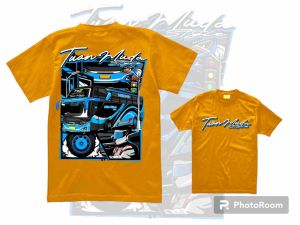 kaos anak Motif bus tuan muda biru usia 1-12 tahun bahan catton combed30s