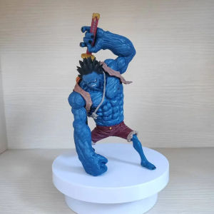 Bandai | 18cm Anime One Piece Anime Nightmare Luffy Figurine Statue Models Collectible Ornament Doll Toys Christmas Gifts