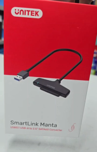 Unitek Y-1096 SmartLink 30 cm SATA/USB Data Transfer Cable /Cable for Solid State Drive Internal Hard Drive Computer