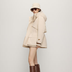 Guvet | Black Gold New Winter Down Jacket Short Womens