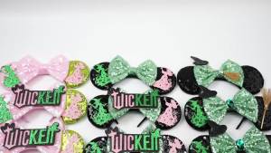 Wicked Witch Headbands for Girls WICKED Letter Decoration Ears Hair Accessories Women Cartoon Hairband Kid Belle Headwear