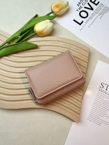 Short Womens Wallet with Foldable Design and Large Capacity Multi-Function Coin Purse YKSS Brand Soft Surface Zipper Buckle Closure