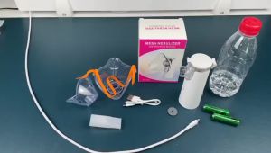 เครื่องพ่นยาเด็ก เครื่องพ่นยาทางการแพทย์ Nebulizer [จัดส่งตลอด 24 ชั่วโมง] ของ ราคา ไร้สาย 20 นิ้น มือถือ หอบหืด แบบพกพาสำหรับเด็กและผู้ใหญ่ ละอองออกซิเจน ขนาดพกพา 5 ซ้าย ครอบครัว อัลตราโซนิก ทางการแพทย์