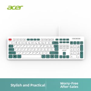 Acer | Female Office Desktop & Laptop Compatible Wired Keyboard & Mouse Set
