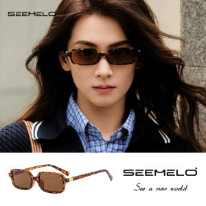 SEEMELO Women Sunglasses Retro Round Sunglasses Narrow Frame Fashion Summer Sunglasses UV400 Protection Polarized Sunglasses Eyes Protection Eyewear Sun Glasses