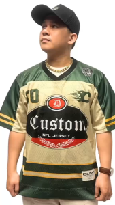 DLMT NFL-004 Beige and Green Customizable Nfl Hybrid