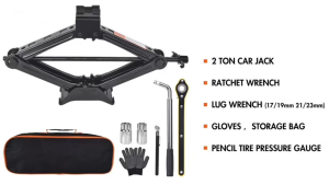 Fast Delivery⚡3 Ton Steel Jack Auto Stands with Jack set available for selection with Extra Rubber Pads for Trucks HomeGarageLifting1 Pair Red