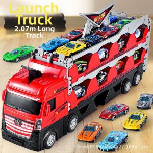 Educational Transformable Alloy Track Firing Truck Toy