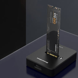 Dual Protocol M.2 NVME SATA SSD Docking Station Base External SSD Hard Disk Enclosure 10G Online Reading Writing Speed SSD Case